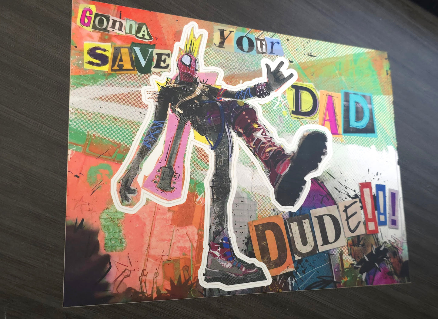 Save Your Dad — Hobie Fan Art Kiss-Cut Sheet